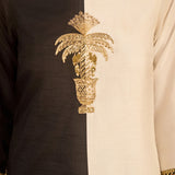 Black Ying Yang Kurta Set