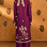 Berry Still Water Bloom Kurta Set
