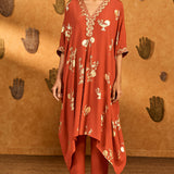 Rust Moon Garden Kurta Set