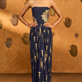 Navy Blue Cherry Vine Fusion Set