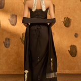 Black Cherry Vine Corset Set