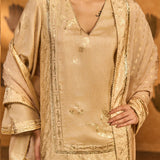 Oatmeal Crane Dawn Skirt Set