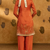 Rust Zen Kurta Set