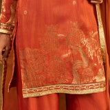 Rust Zen Kurta Set