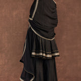 Black Sharara Set