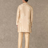 Beige Trikone Kurta and Pant Set