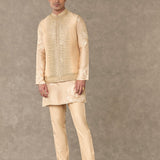 Beige Trikone Kurta and Pant Set