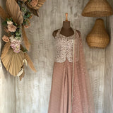Suhana Sequin Set Brown