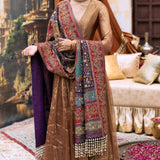 Kanthi Anarkali and Jamawaar Shawl Set
