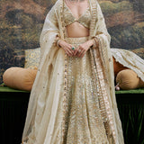 Shvet Afsana Lehenga  w/ Dupatta