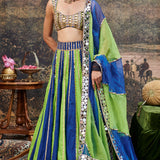 Hari Neel Lehenga