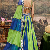 Hari Neel Lehenga