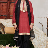 Naqsh Kurta Set and Stole
