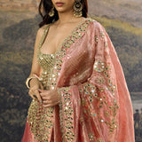 Gulbahar Mirror Sharara Set