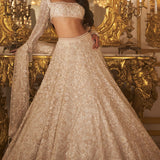Ivory Floral Lehenga Set