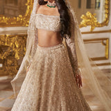 Ivory Floral Lehenga Set