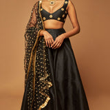Mani Jassal Black Classic MJ Skirt