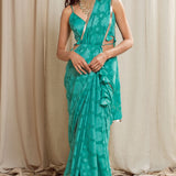 Mani Jassal Oceania Sari and Bustier Set