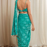 Mani Jassal Oceania Sari and Bustier Set