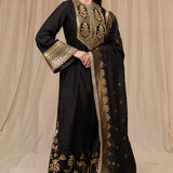 Black Oasis Culotte Set