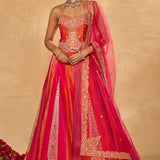 Orange Naina Lehenga