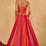Orange Naina Lehenga