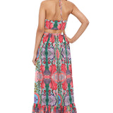 Red Enchanted Cut-Out Dress