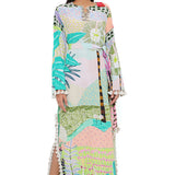 Tropical Print Beyza Kaftan