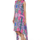 Pink Enchanted Print Side Tale Tunic