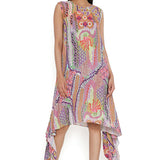 Multicolor African Print Side Tale Tunic