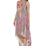 Multicolor African Print Side Tale Tunic