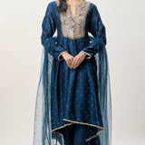 Ria Navy Anarkali Set