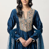 Ria Navy Anarkali Set