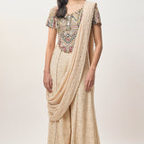 Hooria Stone Sharara Set