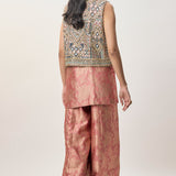 Iza Rust Pink Kurta Set