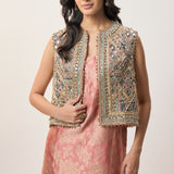Iza Rust Pink Kurta Set
