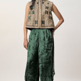 Delnaz Emerald Green Co-ord Set