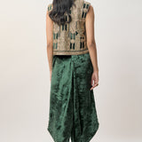Delnaz Emerald Green Co-ord Set