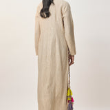 Nouriya Gold Crushed Tissue Kaftan