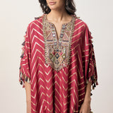 Raniya Cranberry Kaftan Set
