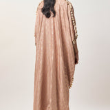 Sanaz Coral Silk Co-ord Set