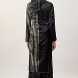 Sabil Black Stripe Kurta Set