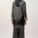 Nysa Black Stripe Kurta Set