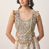 Mehrsa Blush Pink Lehenga Set