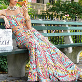 Zoey Crepe Top with Flared Palazzo