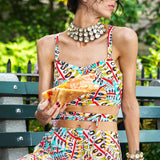 Zoey Crepe Top with Flared Palazzo