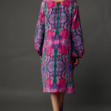 Pink Enchanted Print Crepe Top