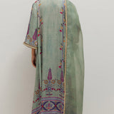 Sage Green Kaftan Kurta Set