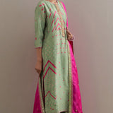 Green Kurta Set