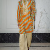 Punit Balana Lehriya Kurta Set